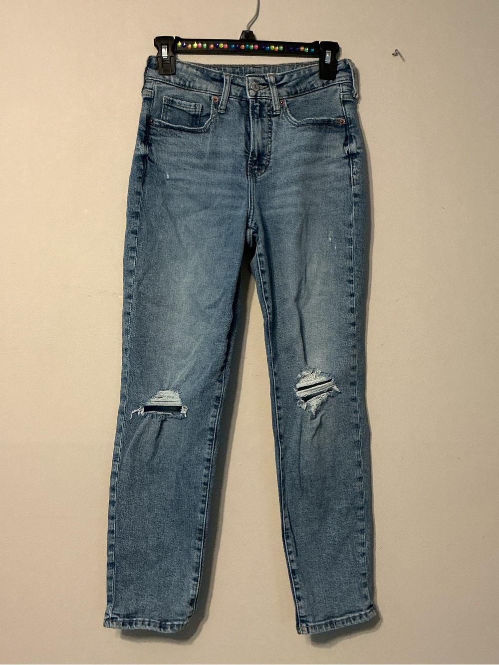 Old Navy Distressed OG Straight Leg Jeans